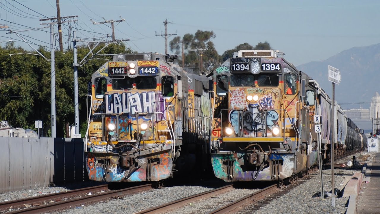 Union Pacific’s LOW10 and LOW20 Locals in South Los Angeles 11/14/2024
