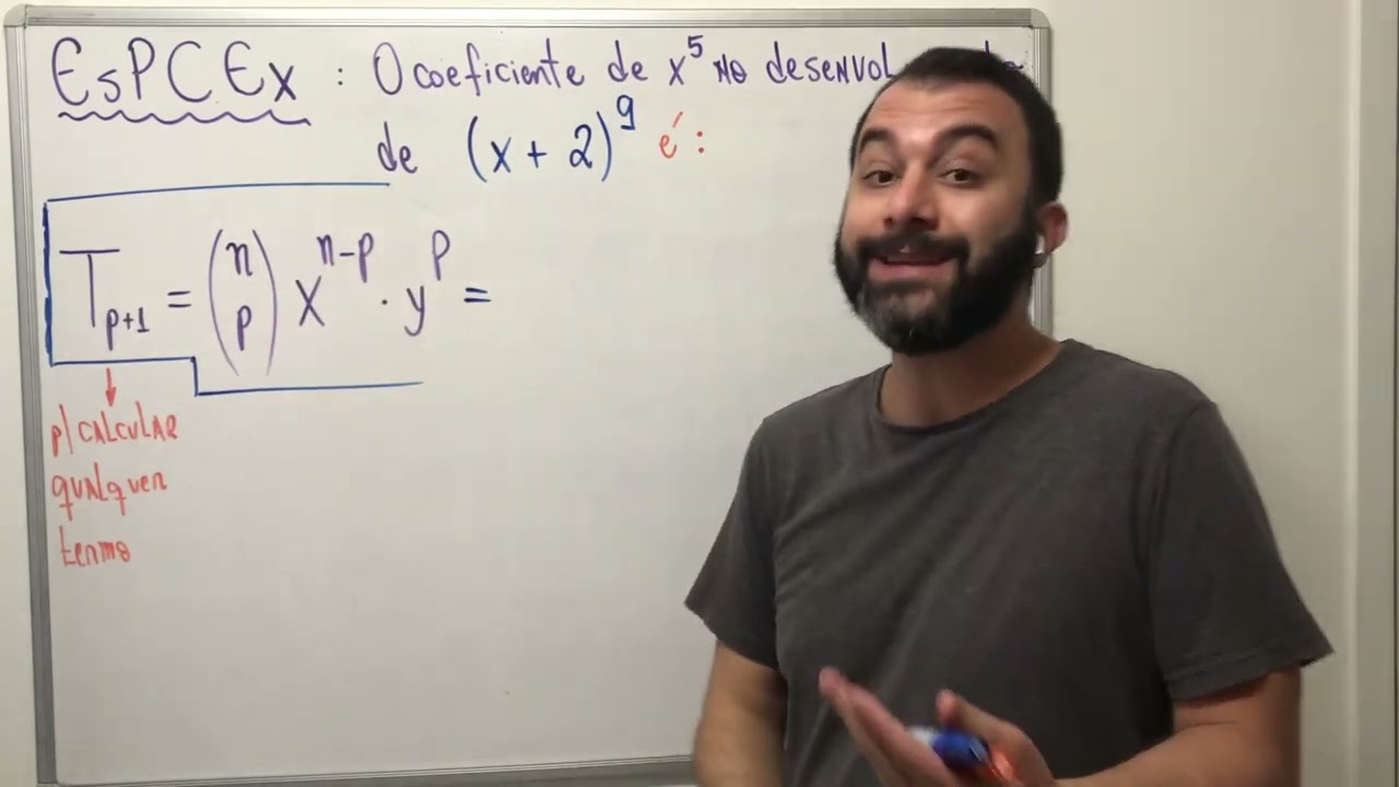 (EsPCEx) Coeficiente do Binômio de Newton