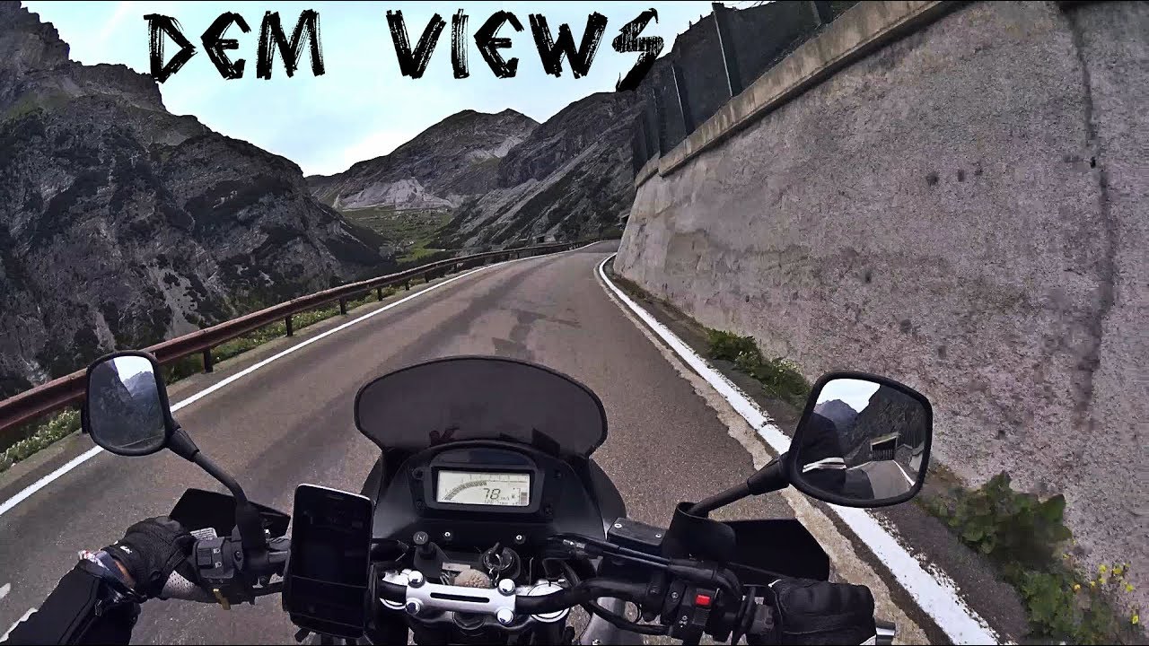 Riding up Stelvio ll Freewind 650, RAW-ish