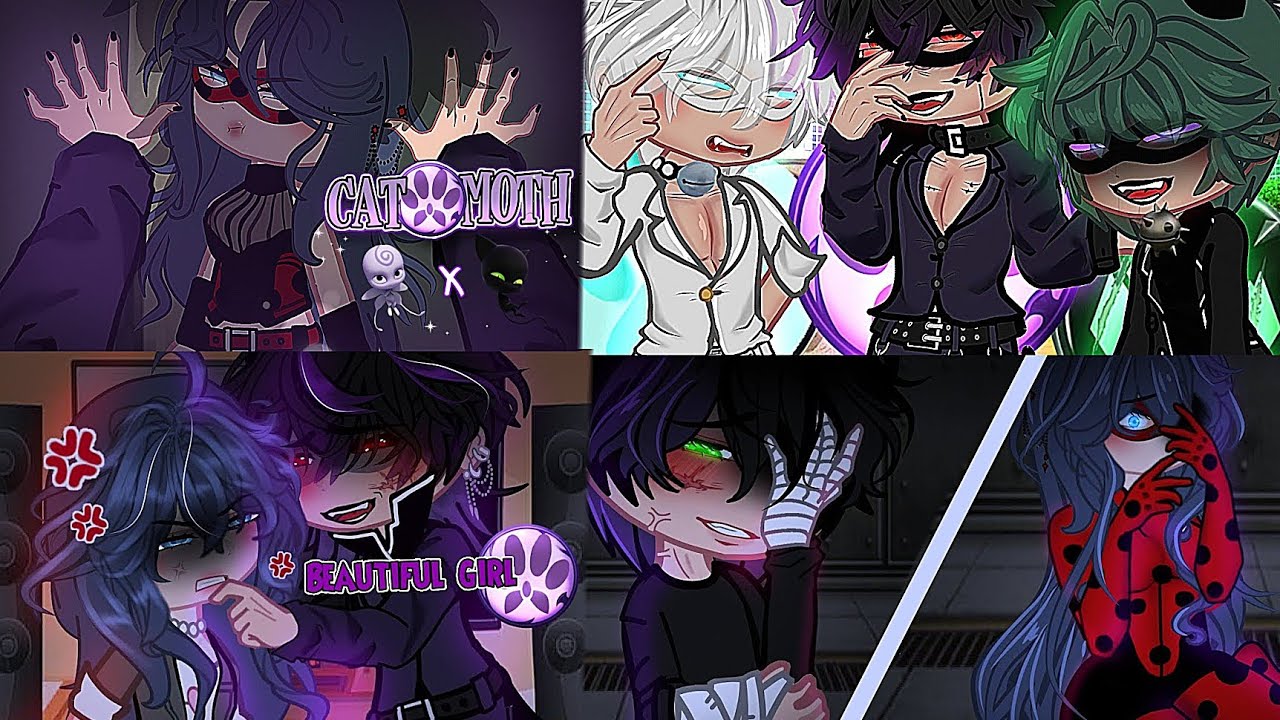 ❕️Marinette and Adrien from CatMoth AU❕️ || GachaNebula || Original ||