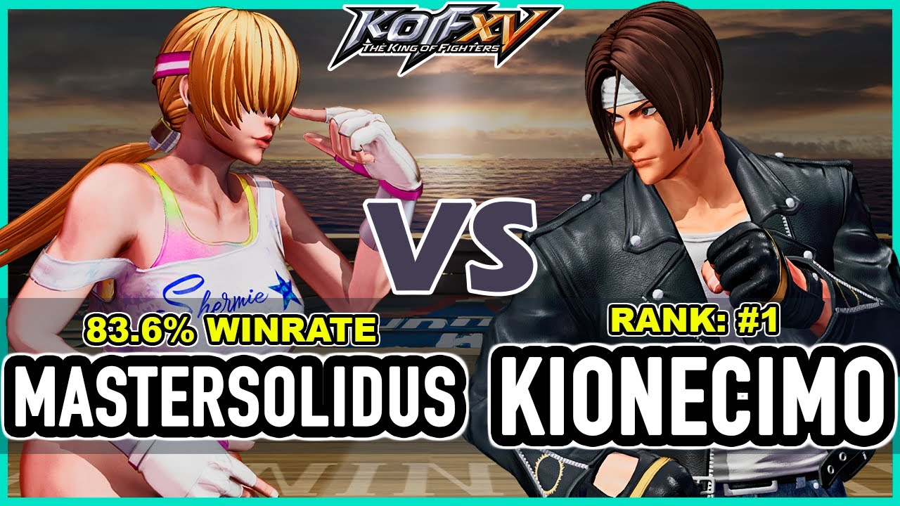 KOF XV 🔥 Mastersolidus (Dinosaur/Shermie/Ramón) vs Kionecimo (Kyo/Iori/Clark)