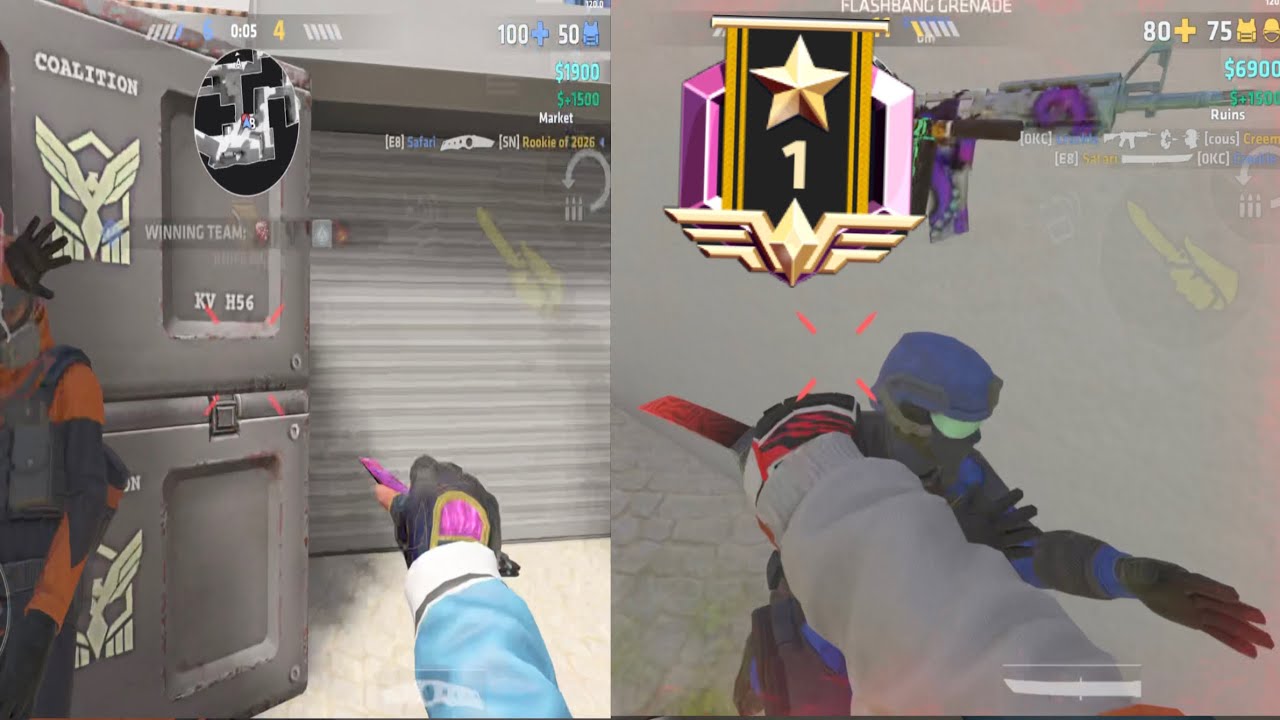 Critical Ops but I KEEP KNIFING OUR OPPONENTS 