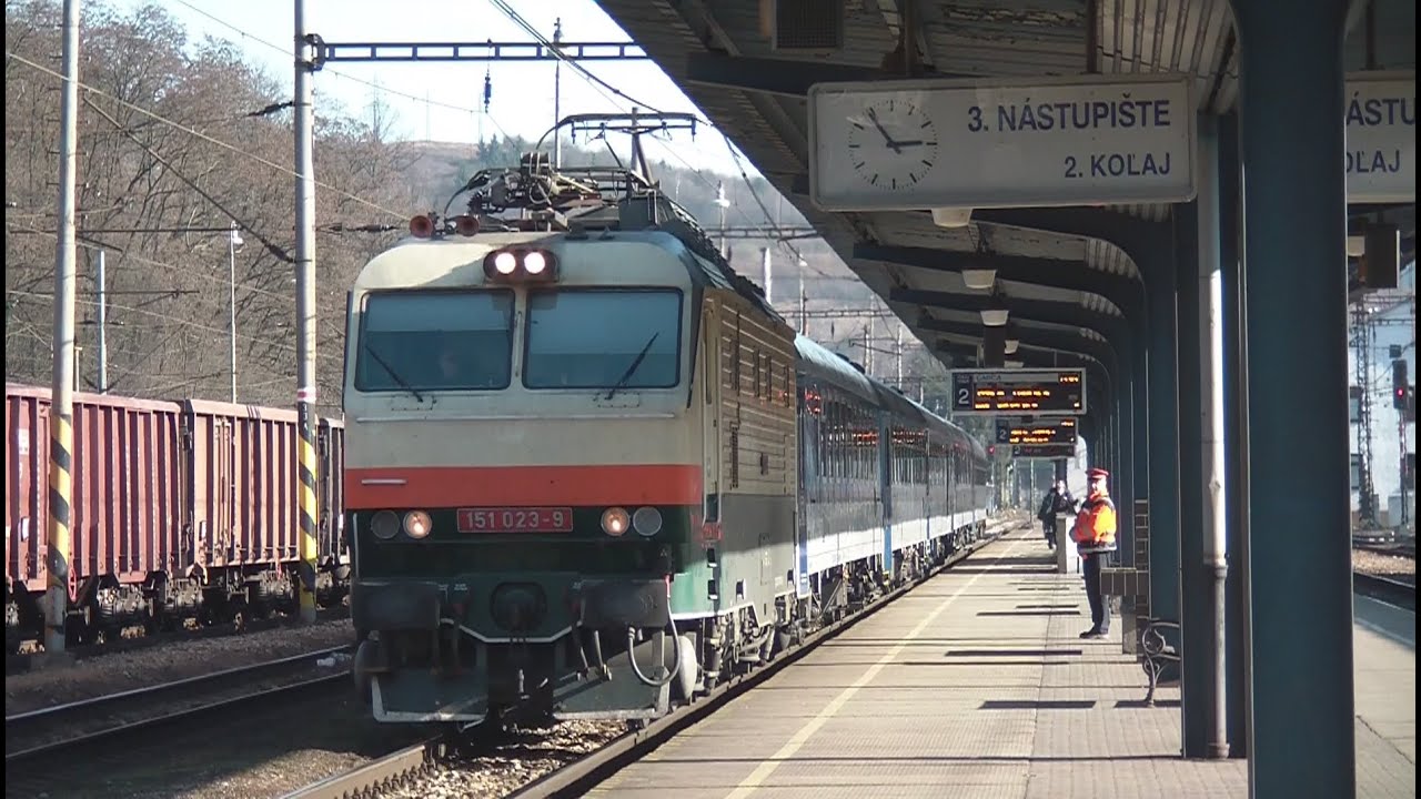 Ex 144 LANDEK v železničnej stanici Čadca