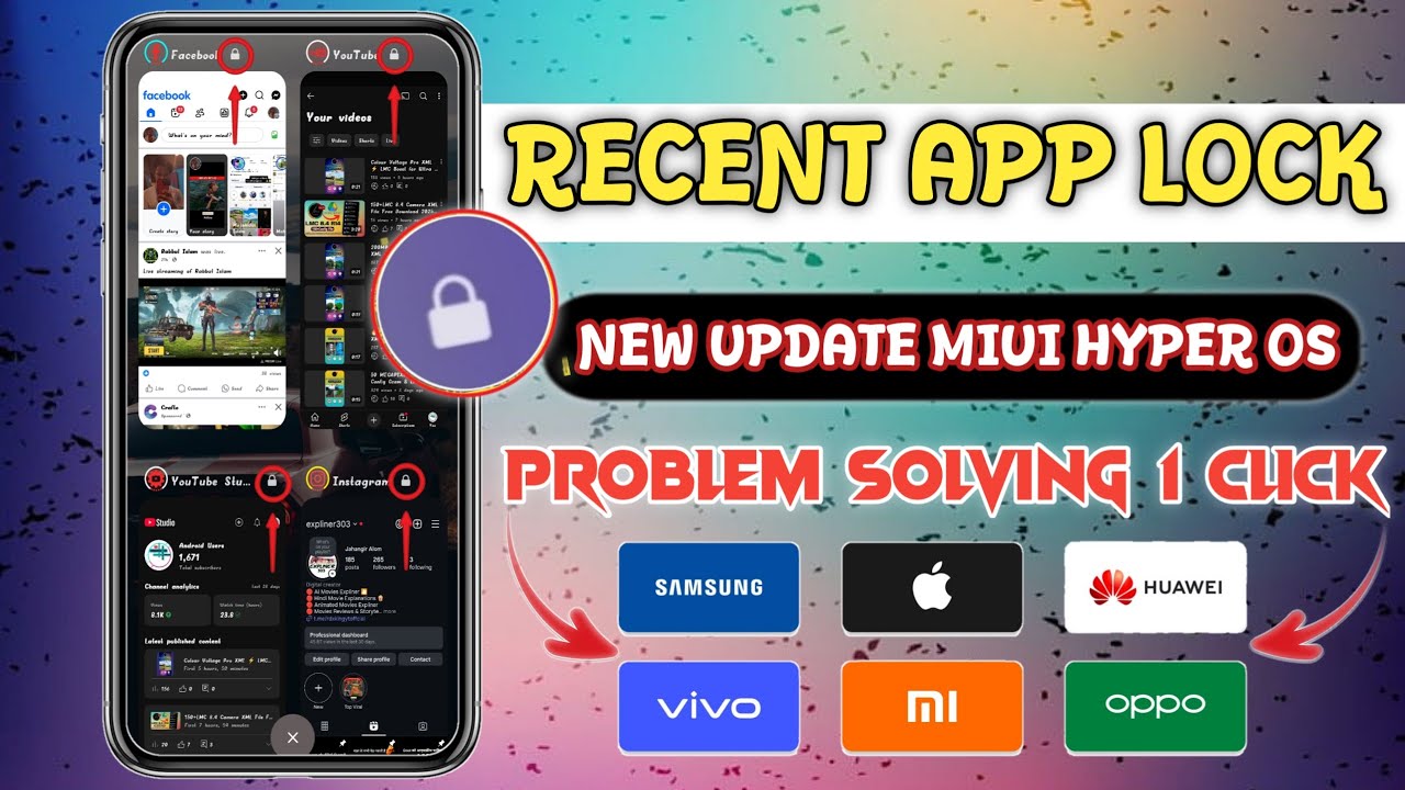 How to Lock Recent Apps on All Mi Phones | Redmi Phone के Recent Apps को Lock कैसे करें? #applock