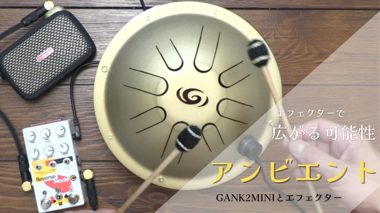 【アンビエンスを作り出す】GANK2mini Reverse Mode C アンビエント エフェクター