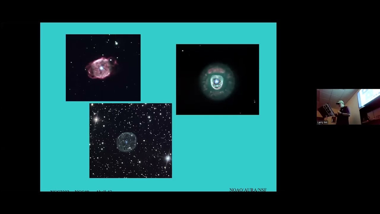 RocheStar Fest 2025 Planetary Nebulae by Larry McHenry