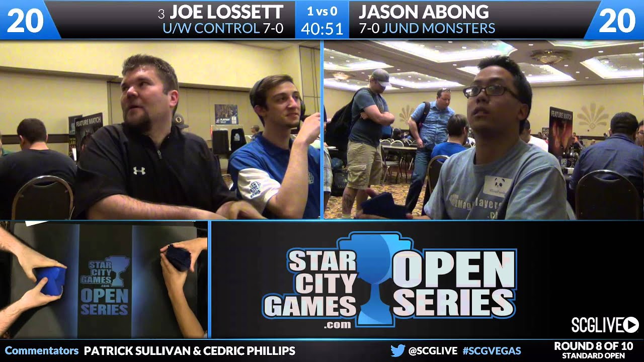 SCGVEGAS - Standard - Round 8 - Joe Lossett vs Jason Abong [Magic: the Gathering]