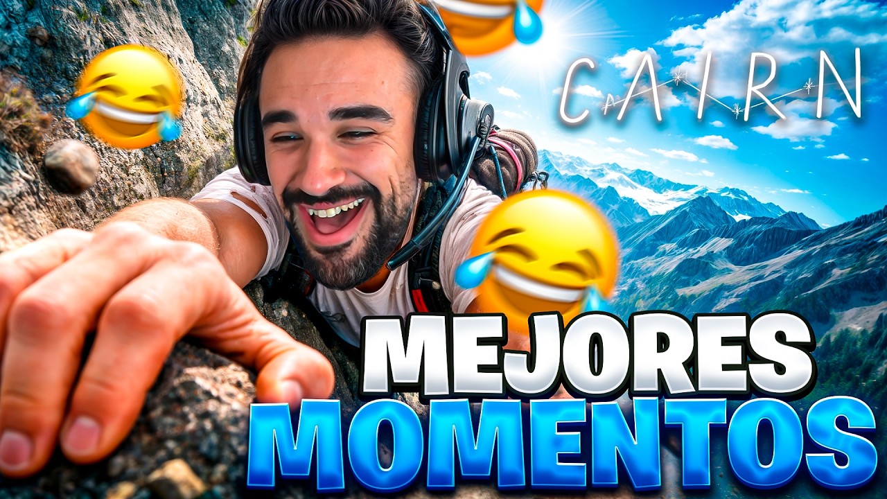 ILLOJUAN juega el MEJOR simulador de ESCALADA * Mejores Momentos *  - CAIRN #2