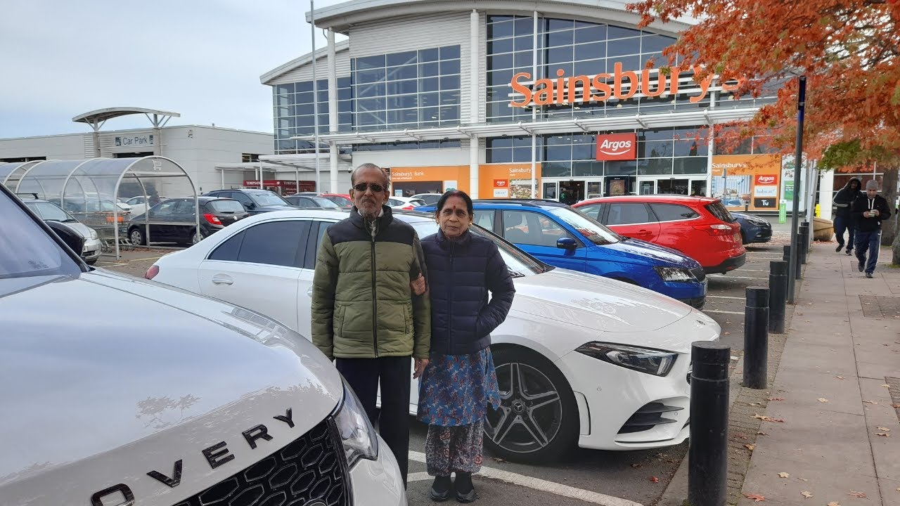 Shopping at Sainsbury Hayes