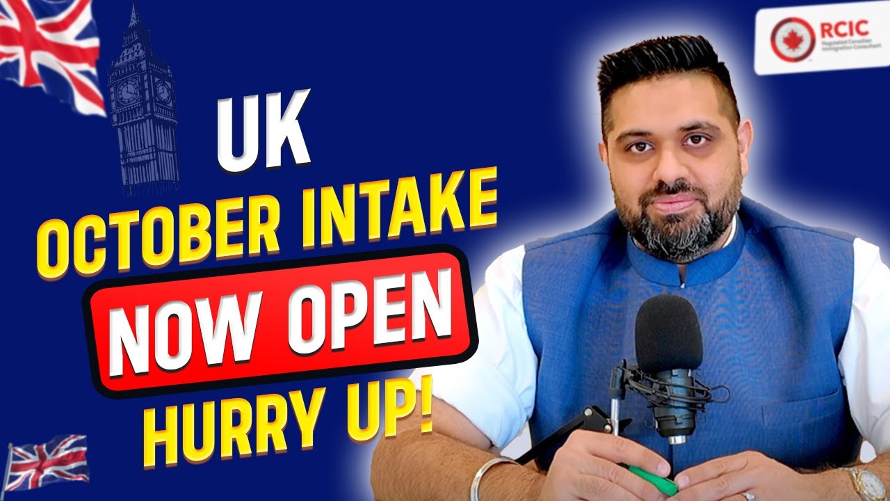 UK 🇬🇧 OCTOBER INTAKE OPEN HURRY UP !! NOW | UK STUDY VISA UPDATE 2024
