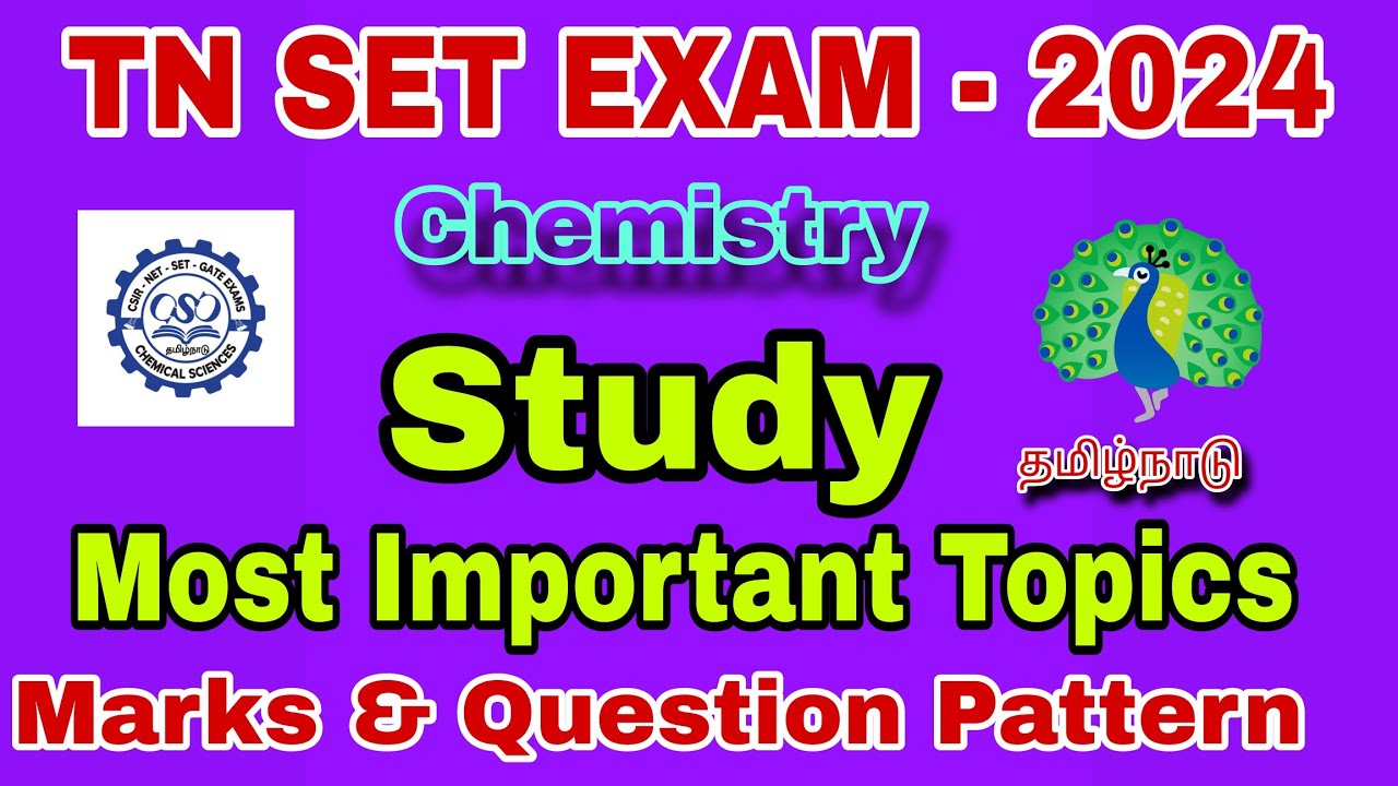 tn set exam 2025 | tn set Study plan 2025 | tnset Important topics | tnset chemistry | tnset |