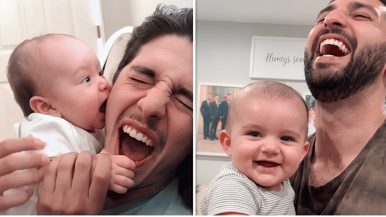 Funniest Moments of Baby And Daddy😂 | Try Not to Laugh Challenge!