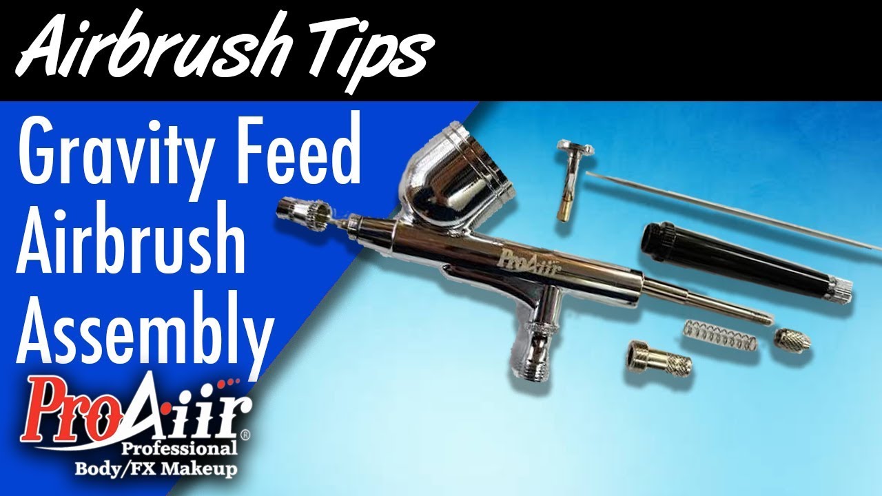 ProAiir Gravity Feed Airbrush Assembly