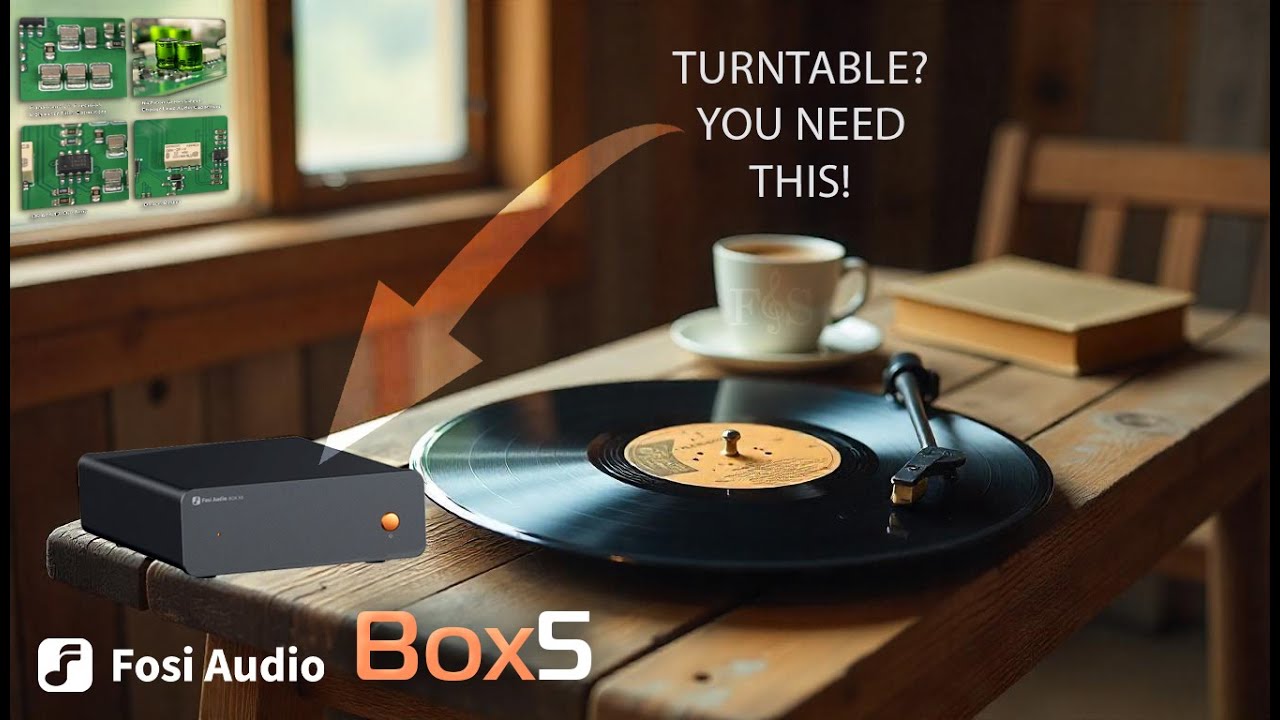if you have Turntable you need this Fosi Audio Box X5 Phono Preamp for Turntable