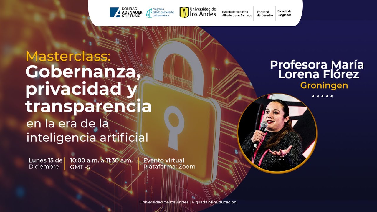 Masterclass: Gobernanza, privacidad y transparencia en la era de la inteligencia artificial