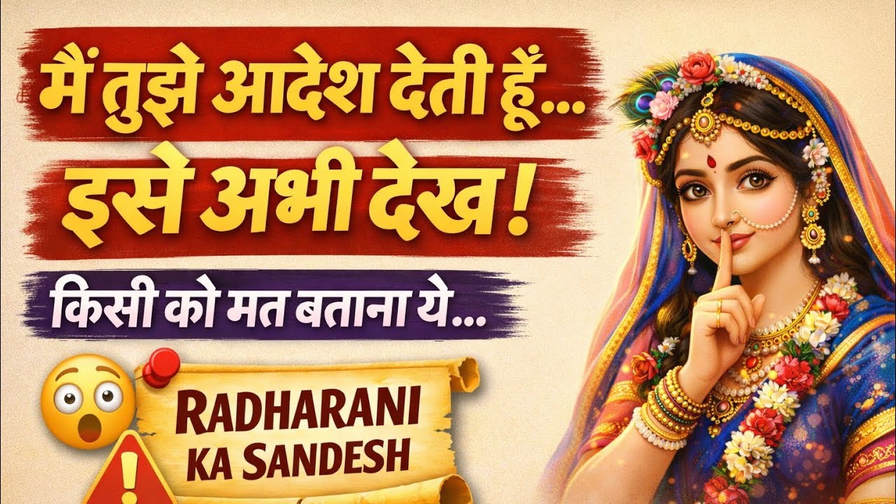 मै तुझे आदेश देती हूँ, इसे अभी देख! किसी को मत बताना ये... | Radharani Ka Sandesh
