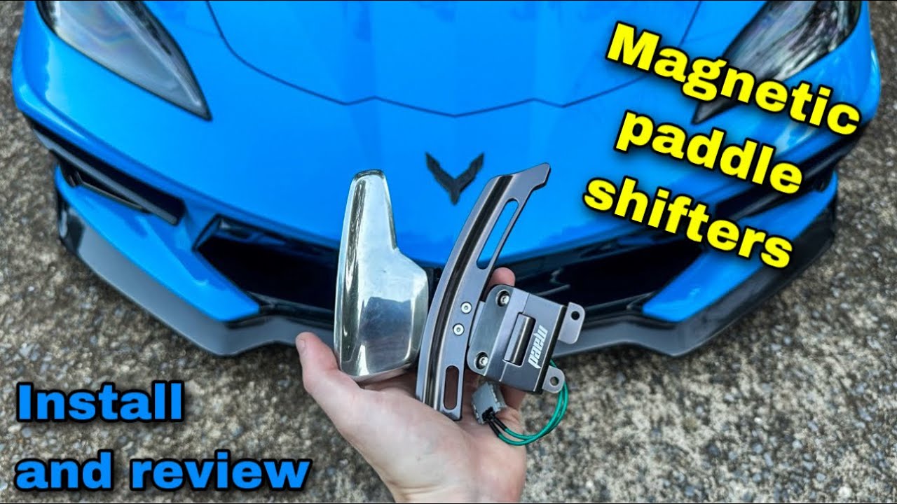 C8 Corvette Magnetic Paddle Shifter Upgrade // Install and Review
