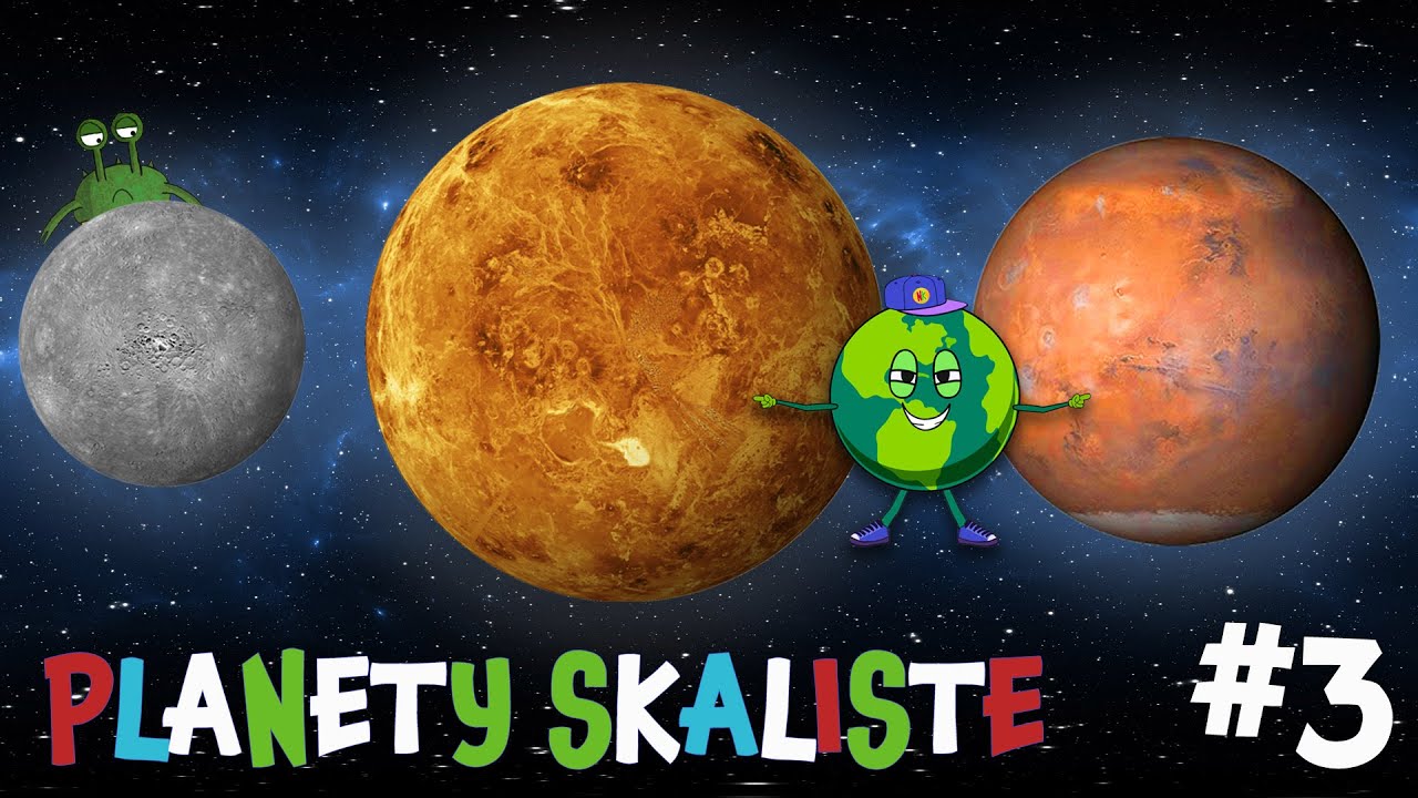 Planety Skaliste Układu Słonecznego 🪐 | Podróż w Kosmos dla Dzieci 🔭