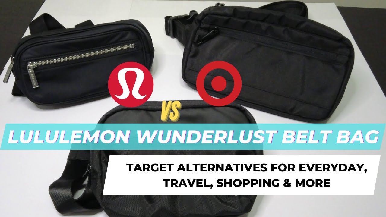 Lululemon Wunderlust vs Target Alternative belt bags! All in Motion vs RFID Hip Sling - Men & Women
