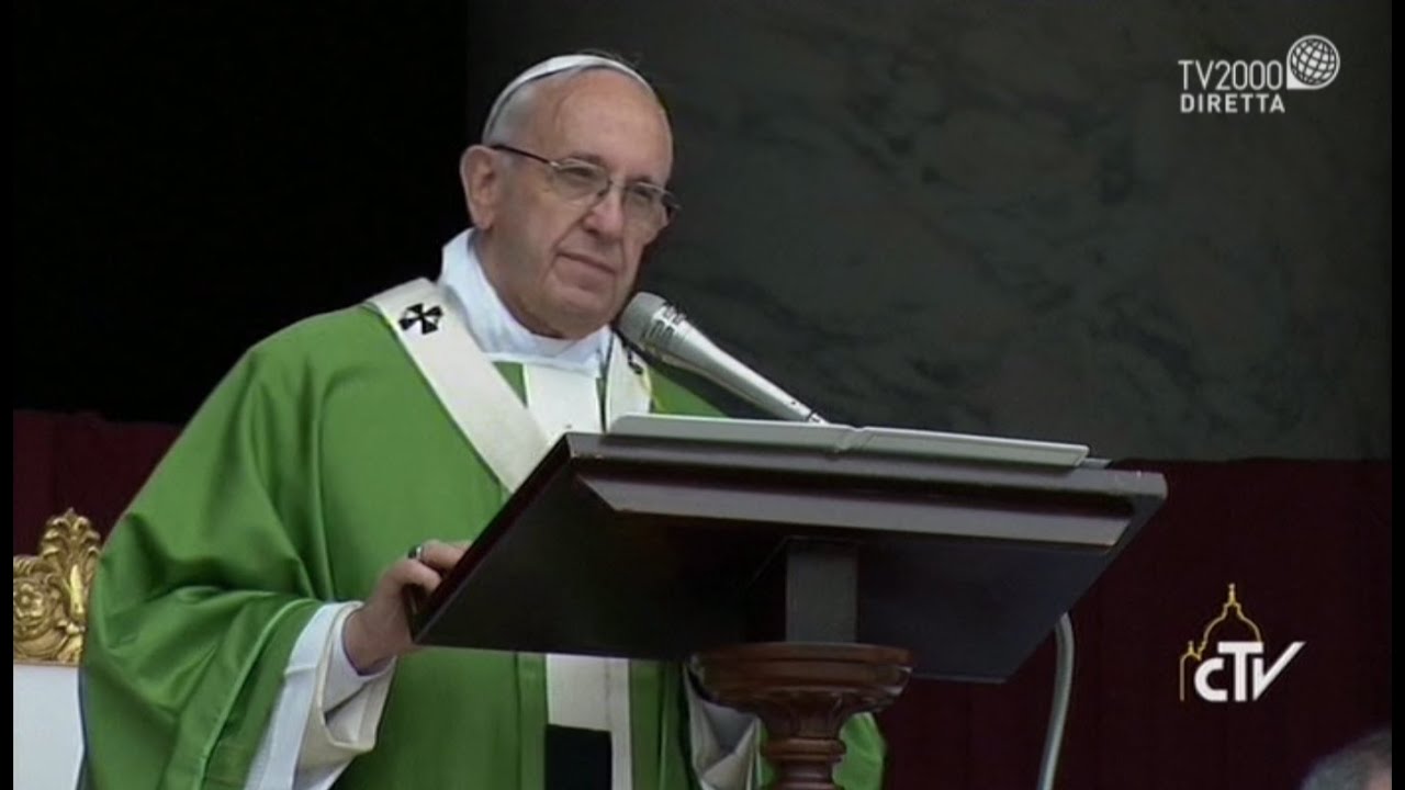 Giubileo degli ammalati e delle persone disabili, omelia di Papa Francesco - 12 giugno 2016