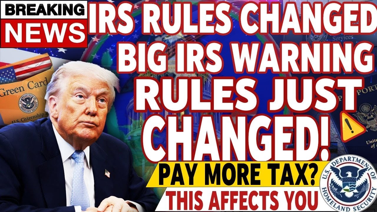 IRS Policy Shift 2026   Critical Tax Changes Explained   Seniors & Immigrants Beware