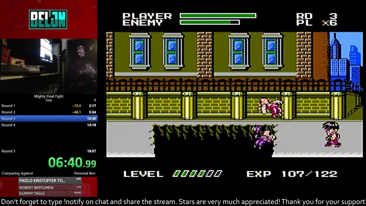 Mighty Final Fight Speedrun - Guy in 17:49