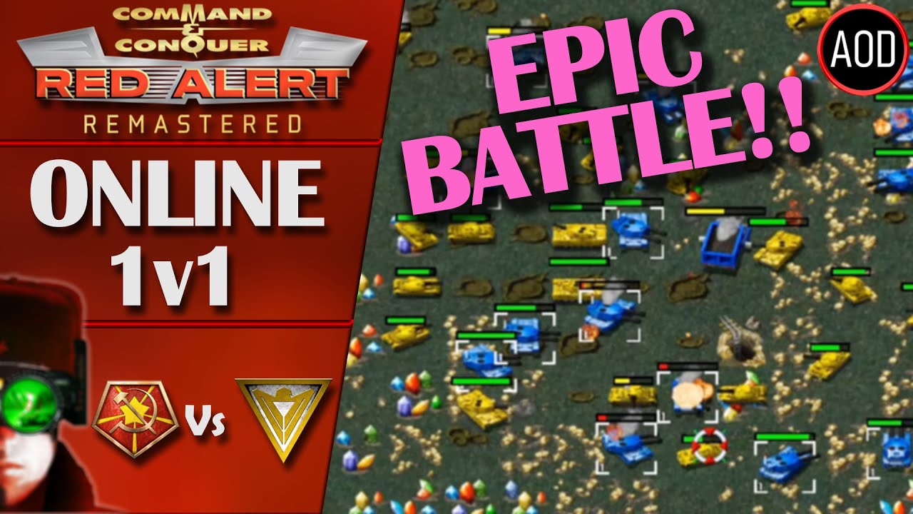 Command and Conquer Remastered: Red Alert - 1v1 Online Multiplayer Ranked Gameplay