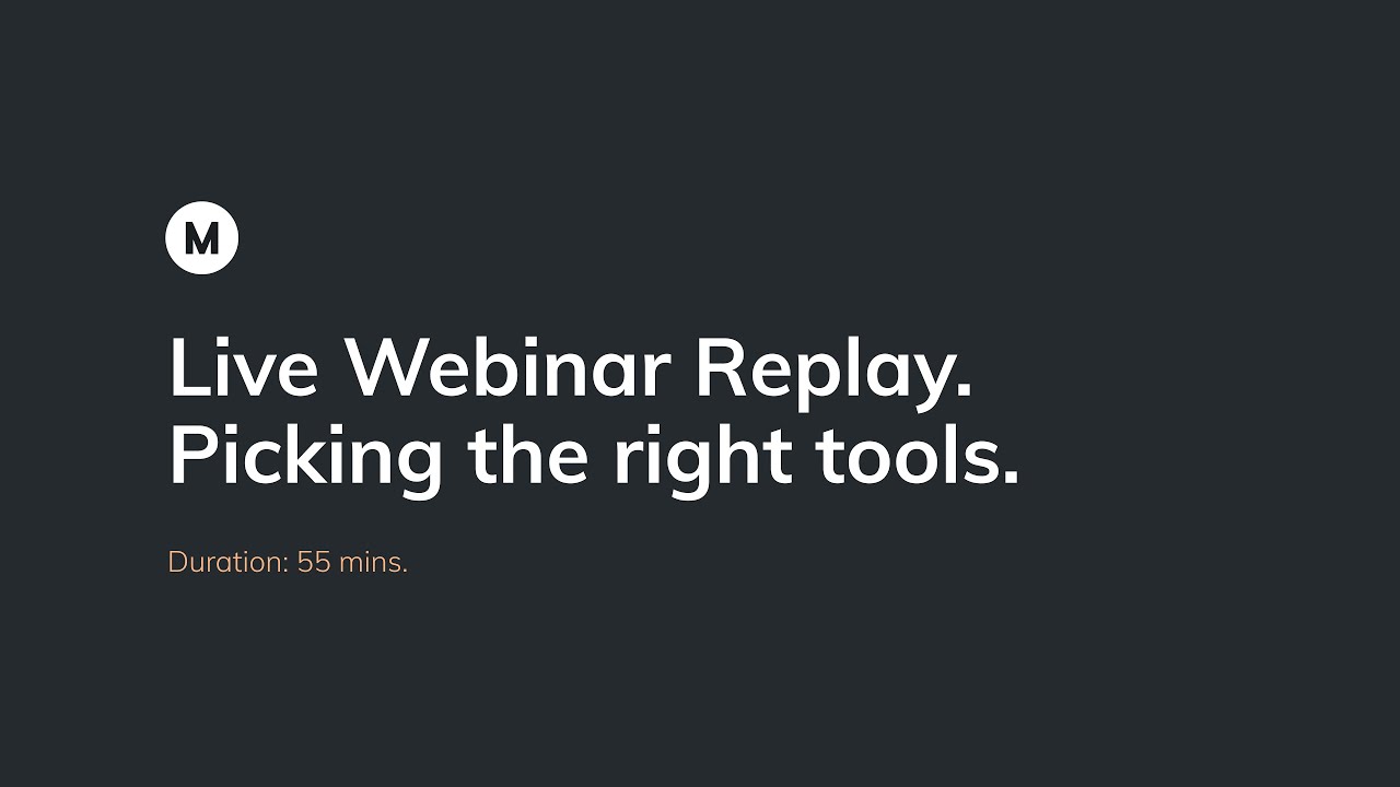 Discover which no-code tools will work for you | Makerpad Live Workshop Replay