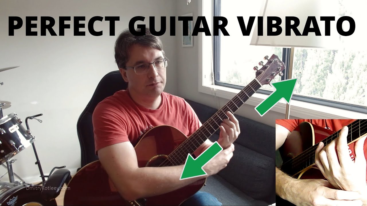 The Secret to Perfect  Guitar Vibrato - Guitar Lessons with Dmitry Kotleev (Dmitry Clef)
