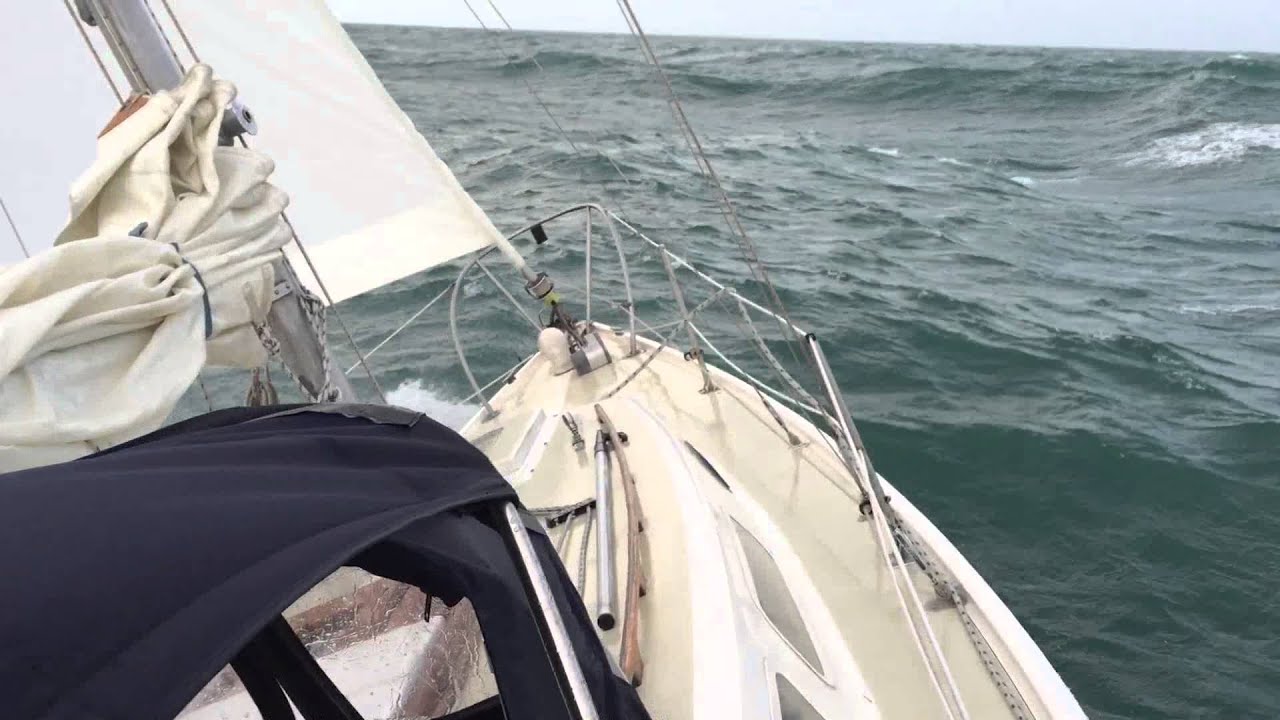 Cal 29 Sailing Beaufort NC to Cape Lookout