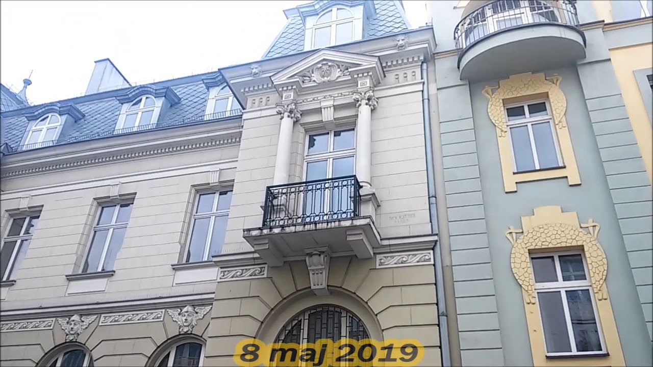 Moje Miasto Będzin - Przejazd ulicą Małachowskiego oraz przedwojenny sąd