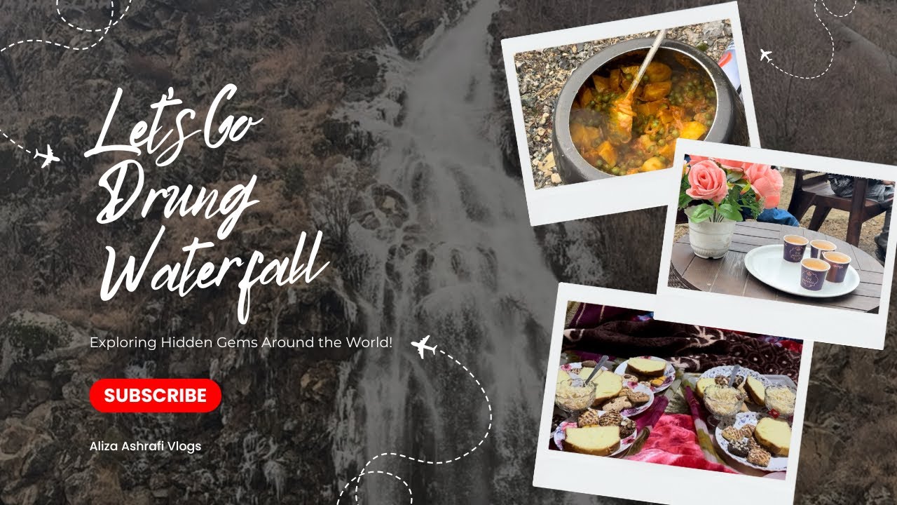 Drung Waterfall me khana banaya✨ | Kashmir ka Culture aur Waha ke log 🫶🏻| Aliza Ashrafi Vlogs