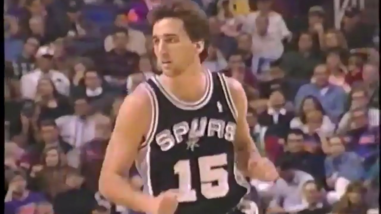 Vinny Del Negro Spurs 21pts 5asts vs Suns (1994)