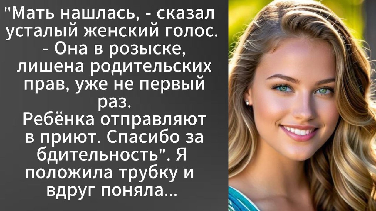 Мать бросила его в луже у подъезда. Я забрала его себе. А через 20 лет он сказал мне главные слова