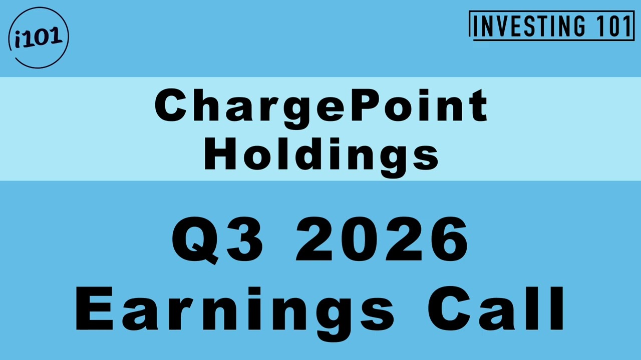 ChargePoint Holdings Q3 2026 Earnings Call