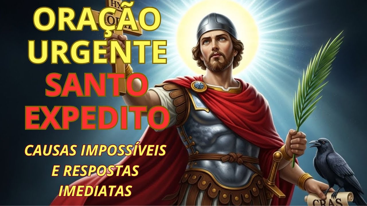 SANTO EXPEDITO ORAÇÃO URGENTE PARA CAUSAS IMPOSSÍVEIS E RESPOSTAS IMEDIATAS