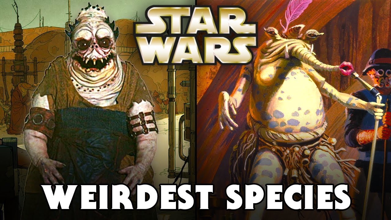 TOP 10 Weirdest Species in Star Wars