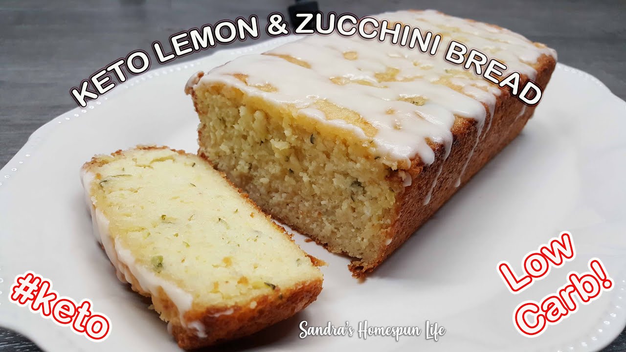 Кето-хлеб с лимоном и цуккини