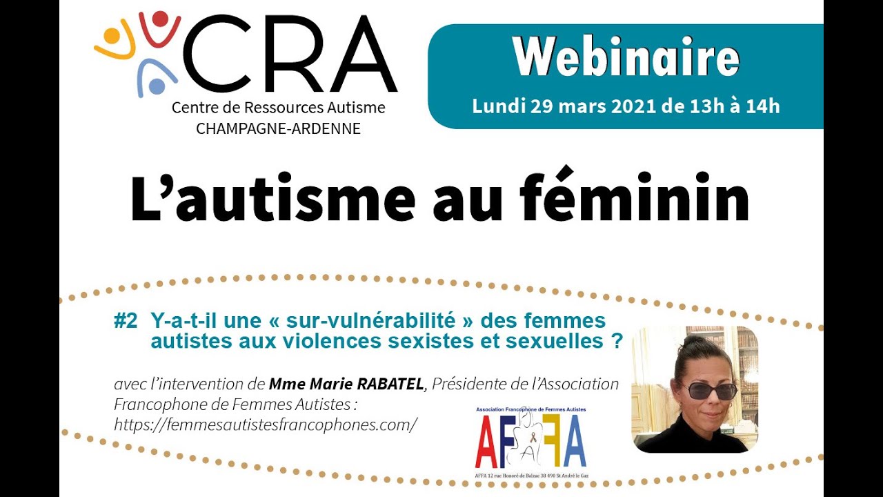 Webinaire CRA Autisme au Feminin #2