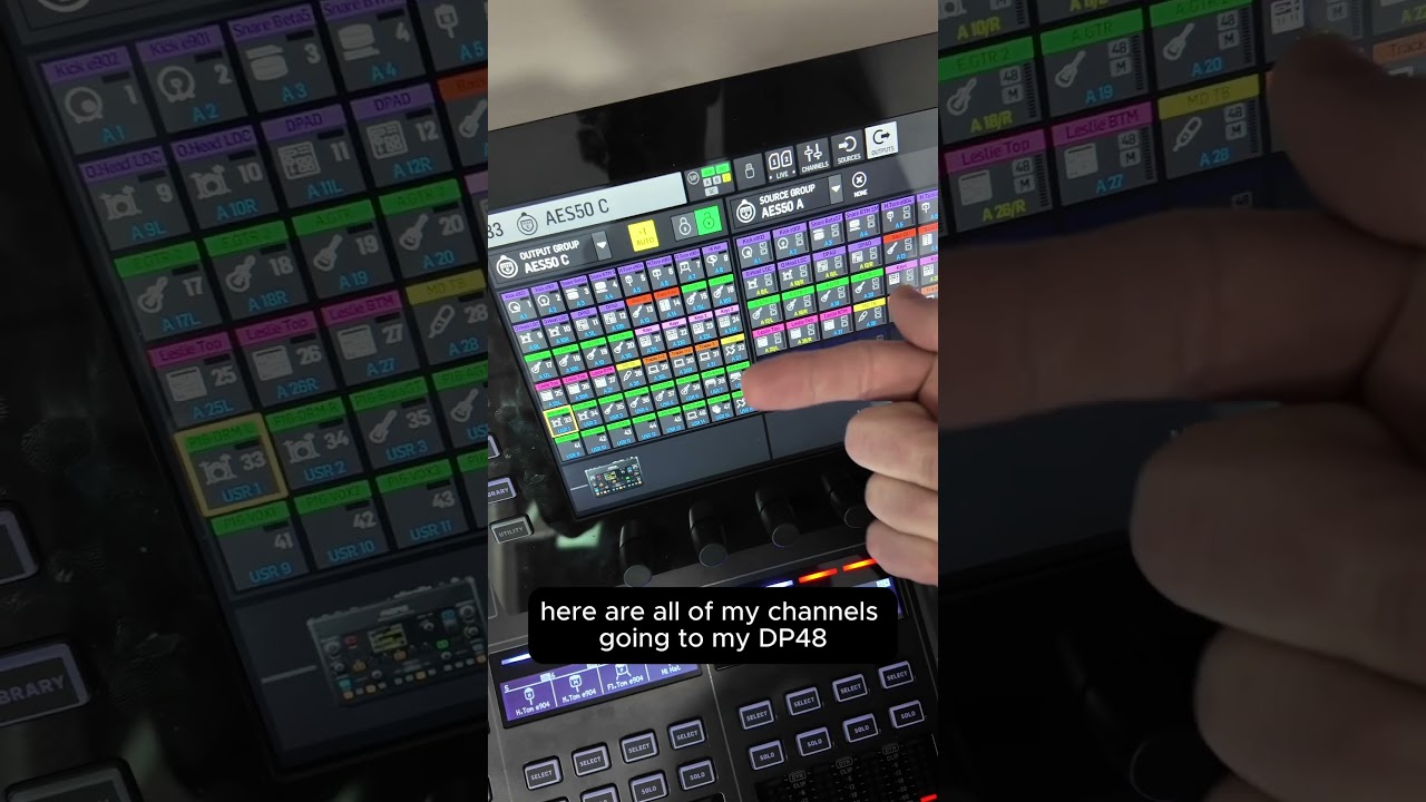 WING + DP48 Tip: Automatic Channel Names Over Ultranet! #behringerwing  #midasdp48