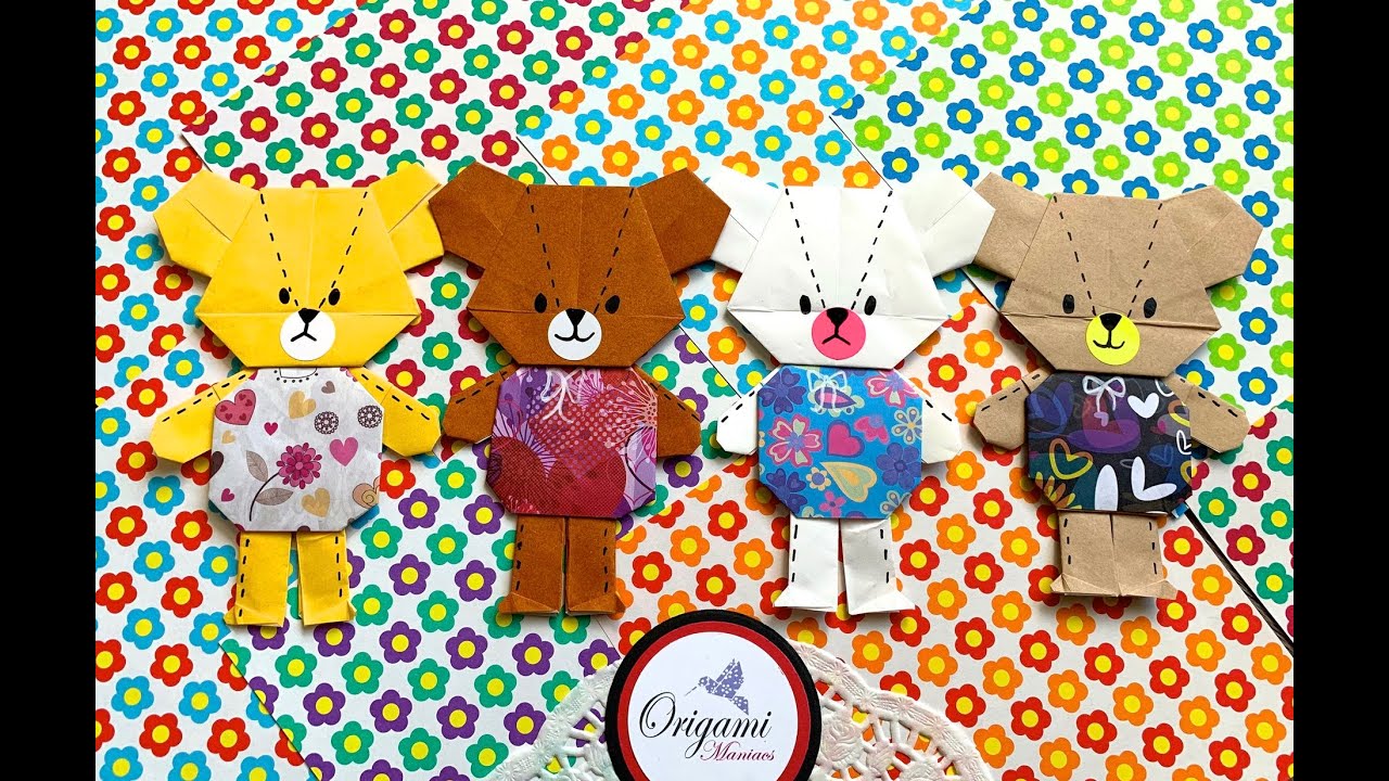 Origami Maniacs 418: Origami Jackie and David Bears