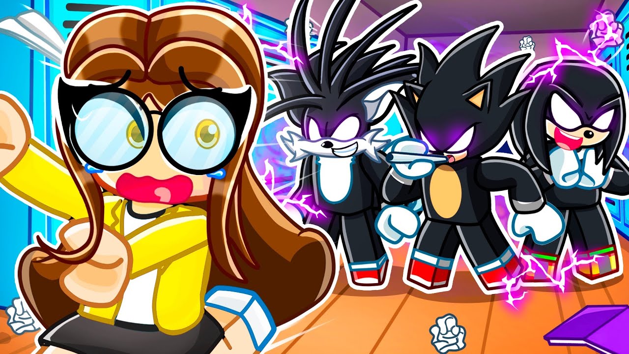 Me Converti en DARK SONIC para TROLLEAR a Mi Profesora en Roblox!