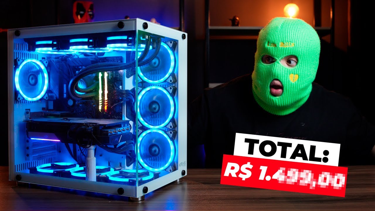 MONTANDO UM PC COMPLETO SÓ COM PEÇAS DA CHINA