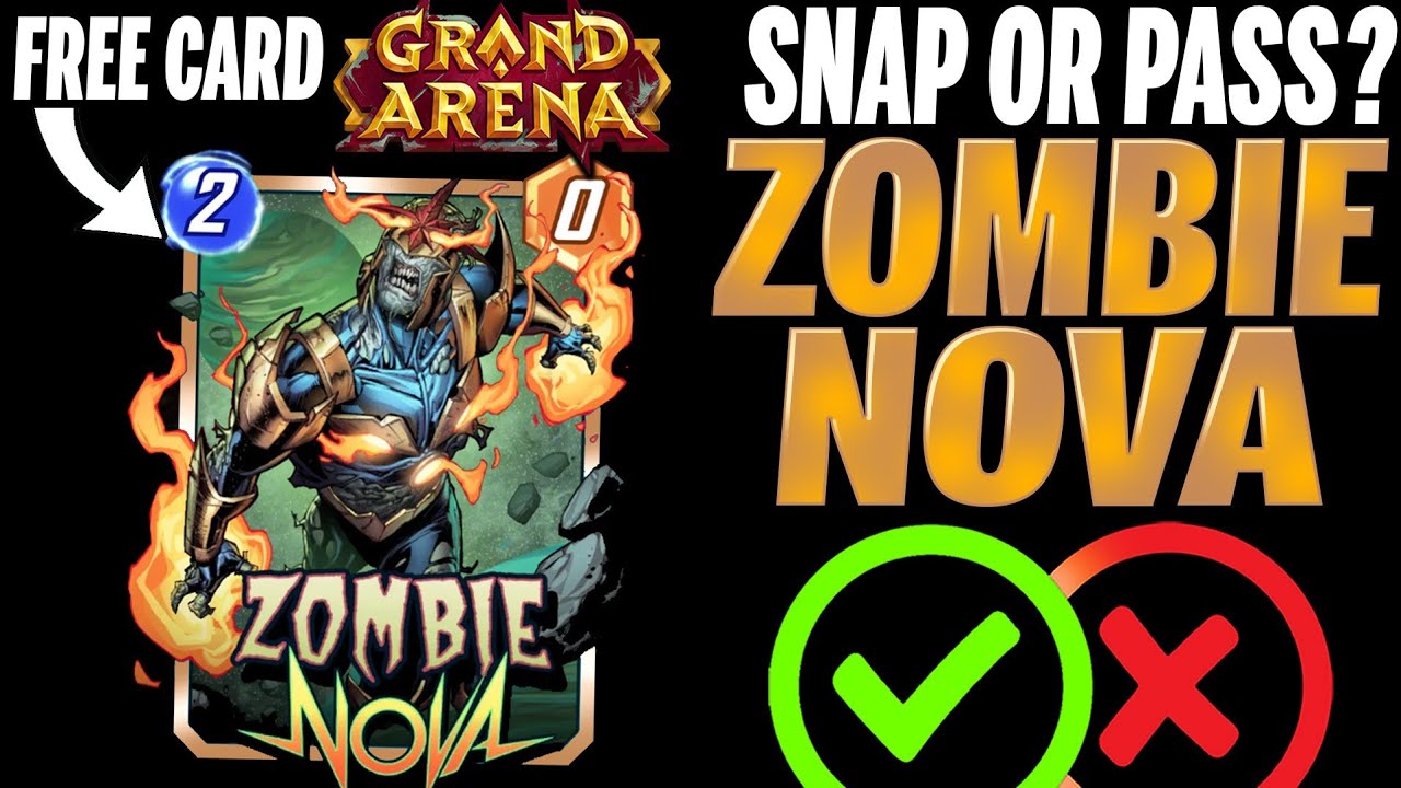 ZOMBIE NOVA ✨ Детали и механика | Snap or Pass | Marvel Snap