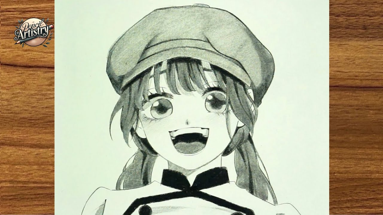 How to Draw Waguri Kaoruko | drawing tutorial | how to draw anime girl | Anime sketch