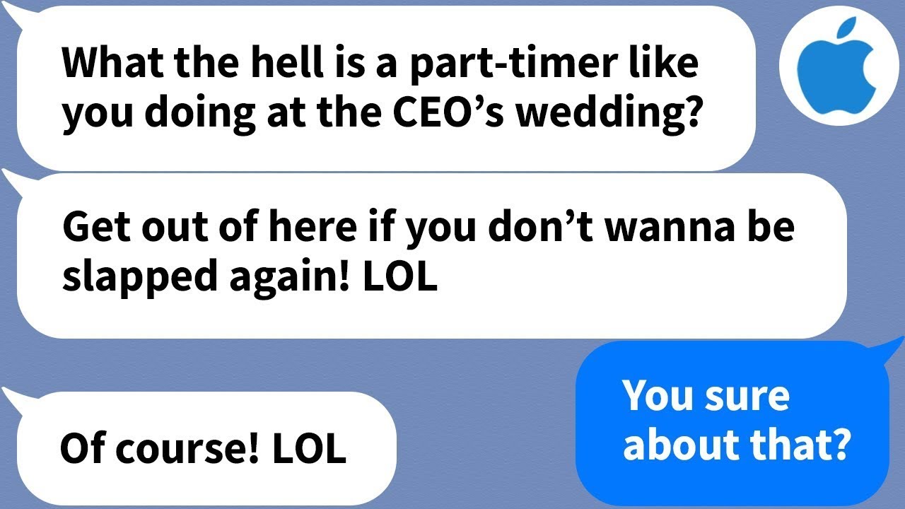 【Apple】The spoiled new girl slaps me at the wedding, not knowing that I was the CEO's bride...