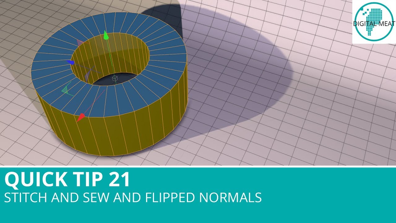 Quick Tip 21: Stitch And Sew And Flipped Normals