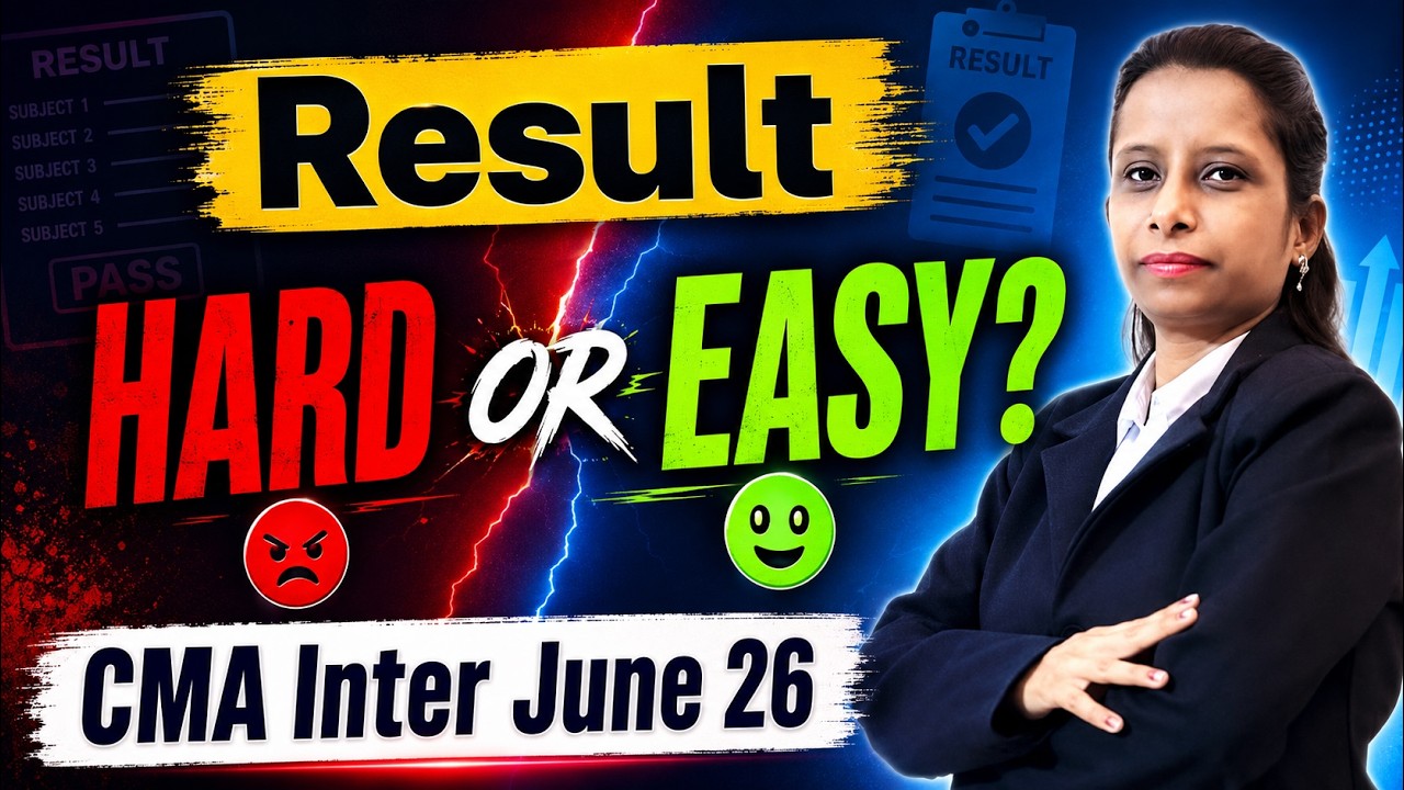 CMA Inter June 2026 Result Tomorrow | Result Time, Passing Percentage & What to Do Next?