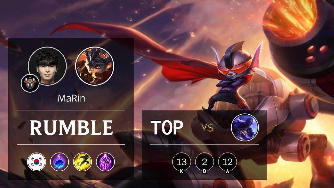 Rumble Top vs Ryze - KR Challenger Patch 9.24