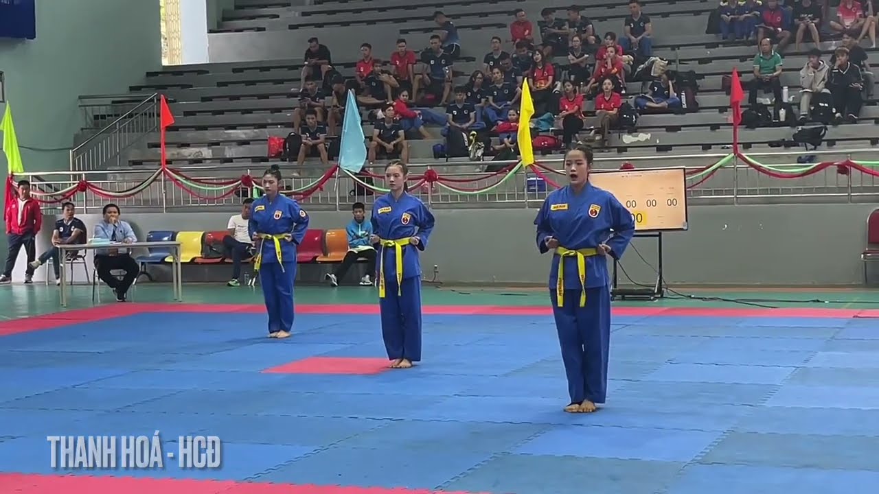 Quyền đồng đội nữ Long hổ quyền - Giải vô địch các đội mạnh Vovinam toàn quốc 2024 (tổng hợp)